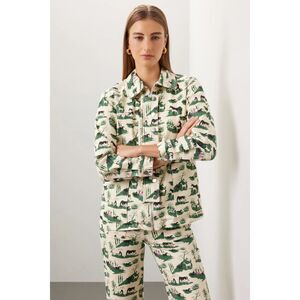 Rachel Antonoff Lizzie Horse Girl Cotton Jacket Small